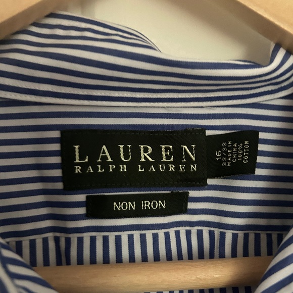Lauren Ralph Lauren Striped Button Down - Picture 2 of 4